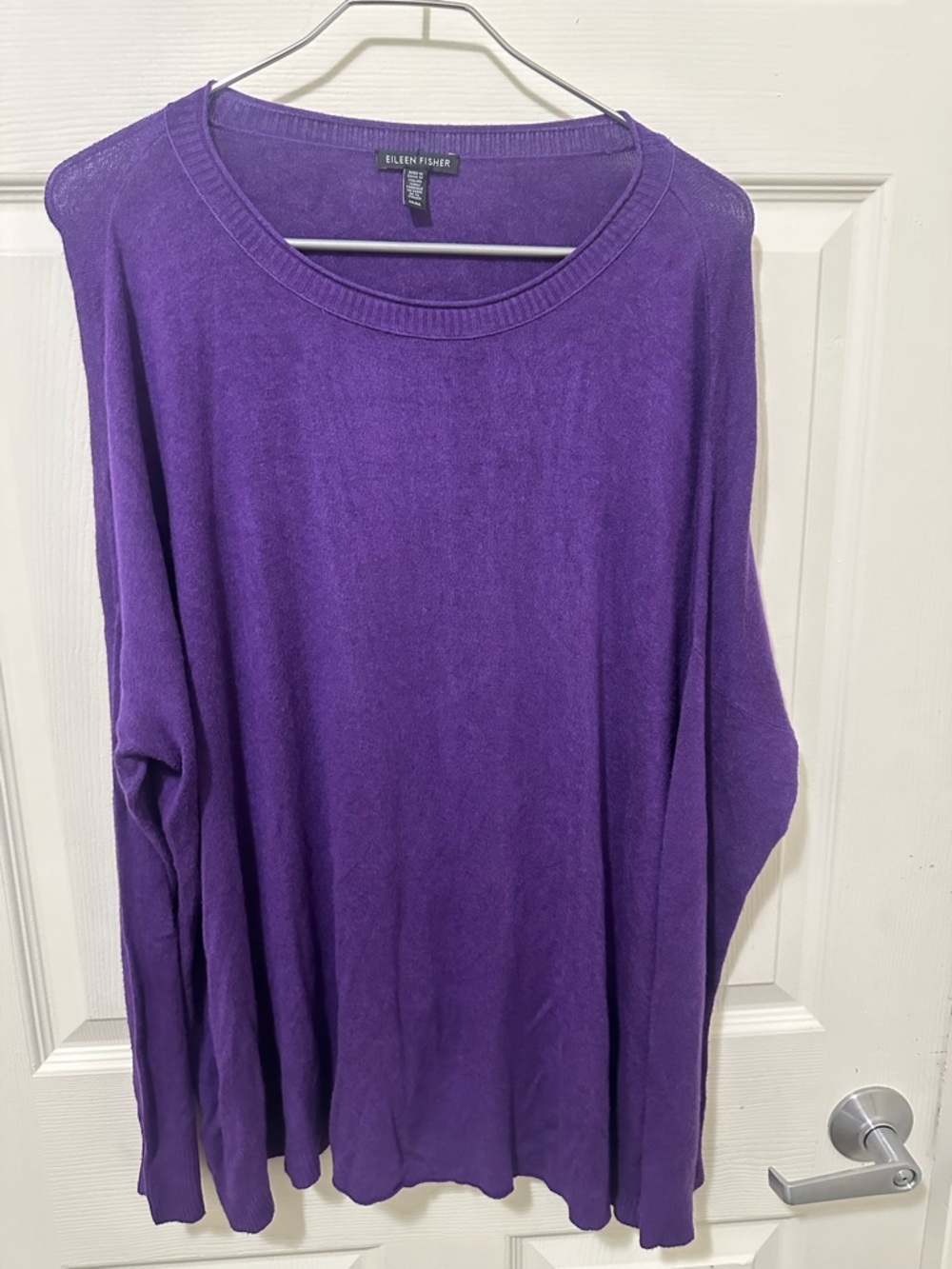EILEEN FISHER Purple Sweater.